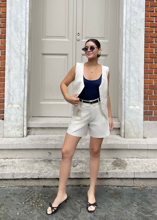 Short Santorini - Ivory