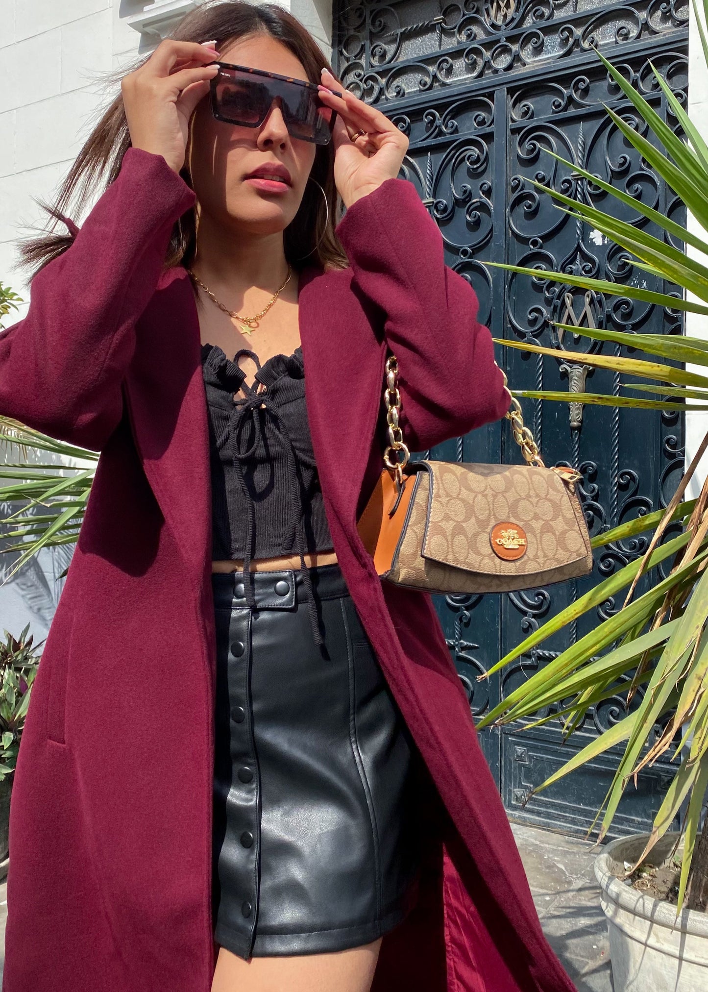Abrigo Paris Burgundy