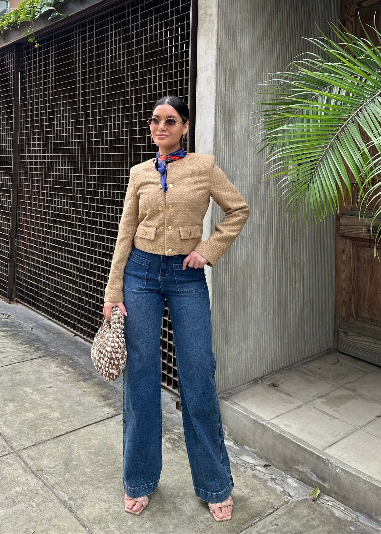 Chaqueta Channel Beige