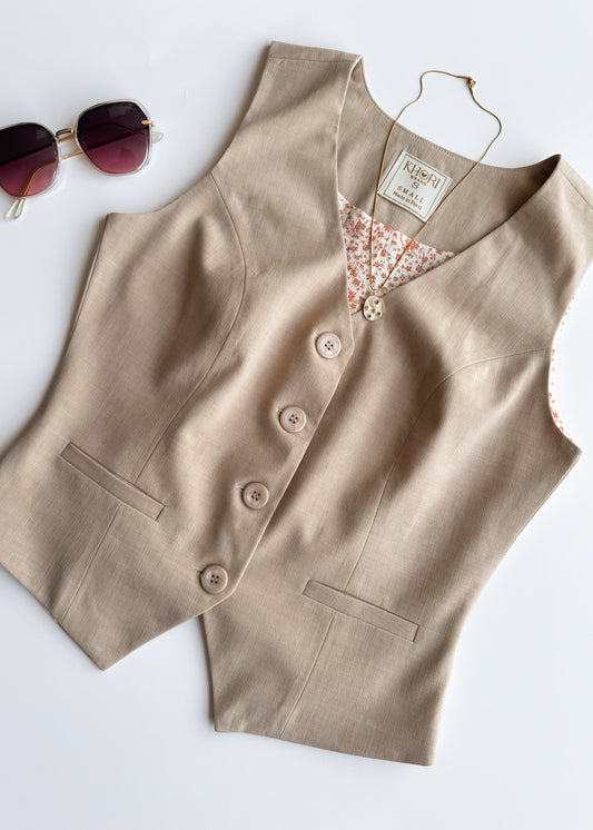 Chaleco Santorini Beige