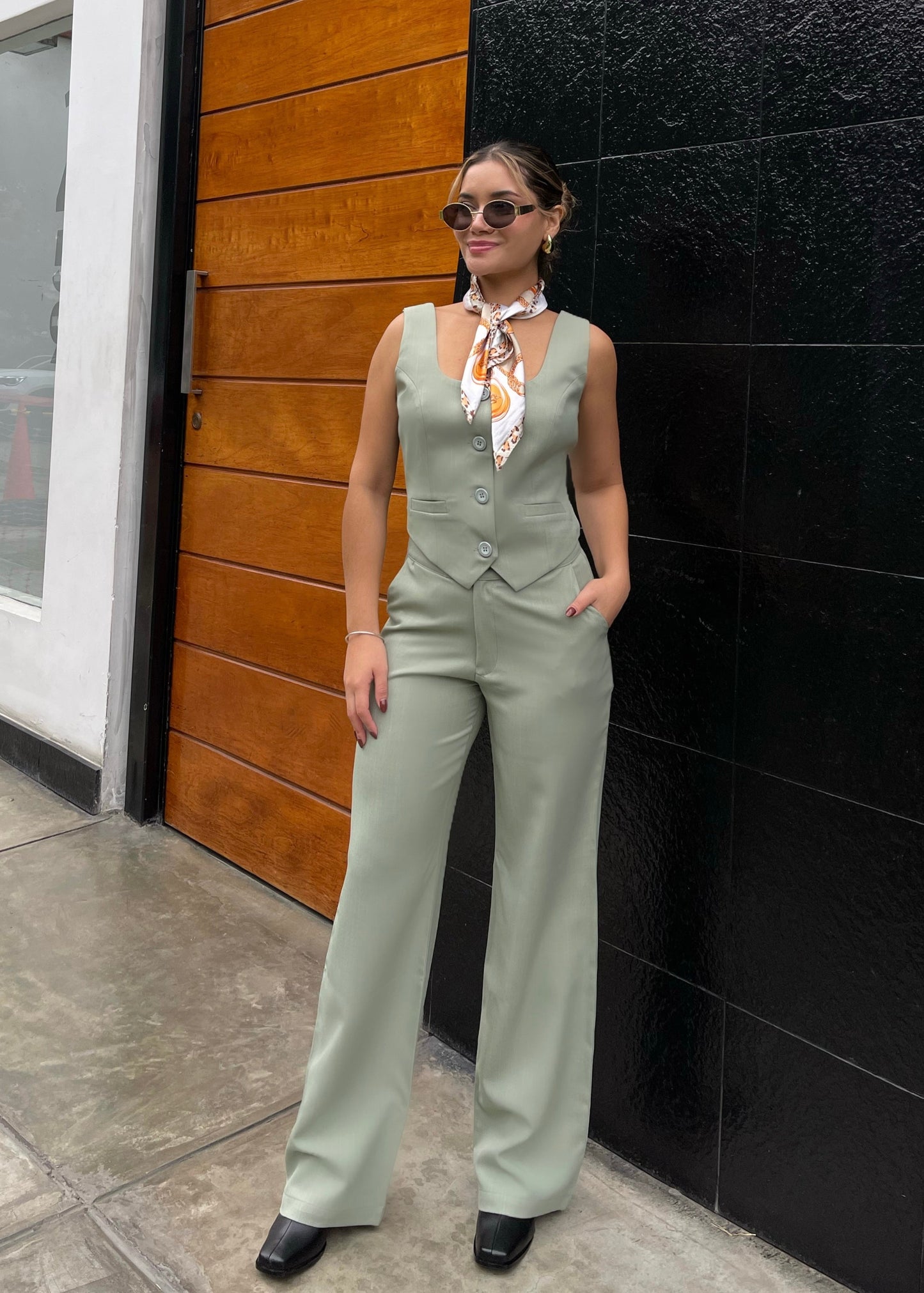 Firenze Pants Verde Olivo
