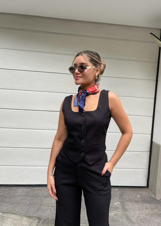 Chaleco Firenze Negro