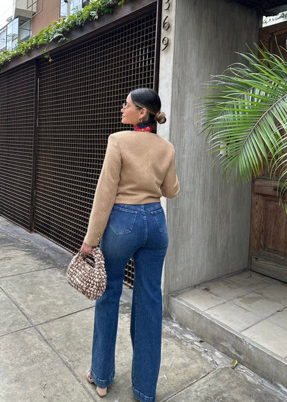 Chaqueta Channel Beige