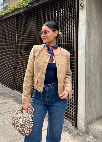 Chaqueta Channel Camel Heritage