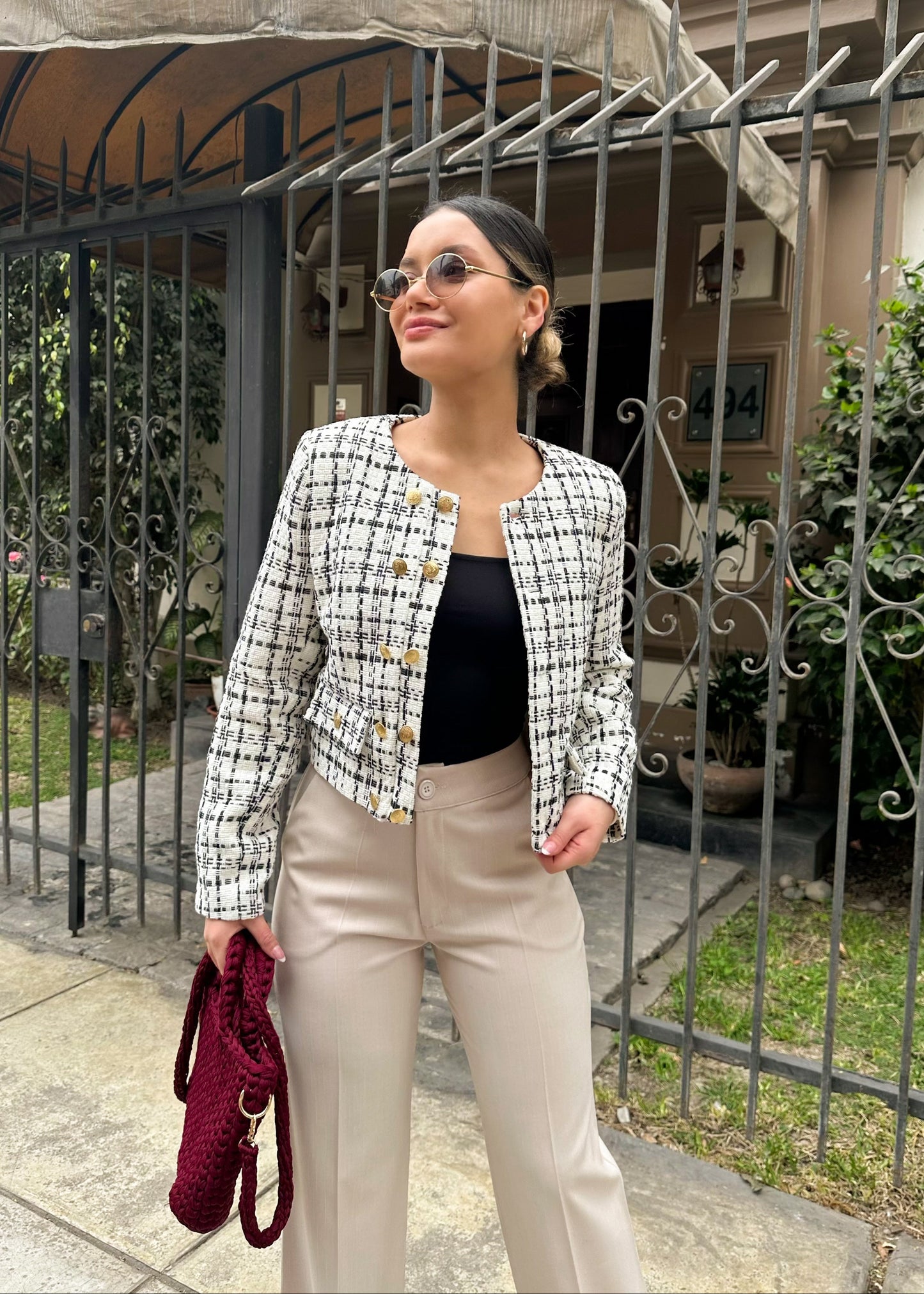 Chaqueta Channel - Cream Elegance
