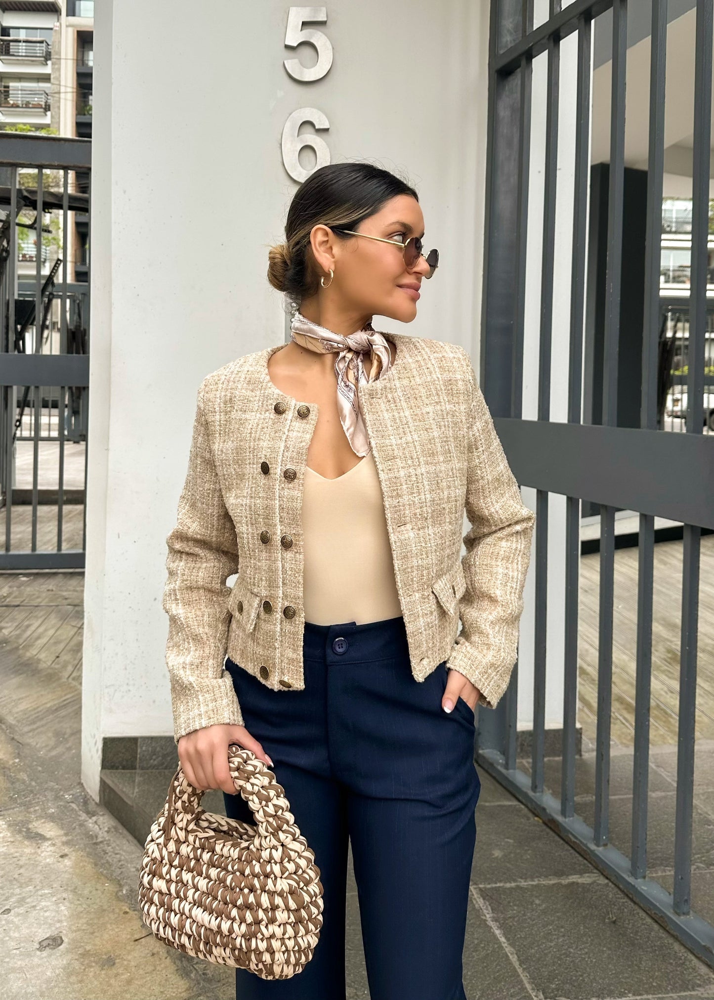 Chaqueta Channel - Golden Beige