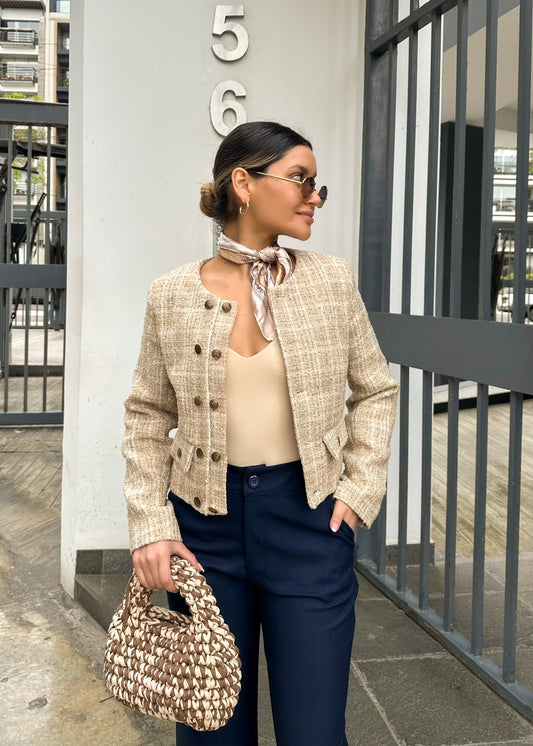 Chaqueta Channel - Golden Beige