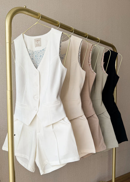 Chaleco Santorini Perla