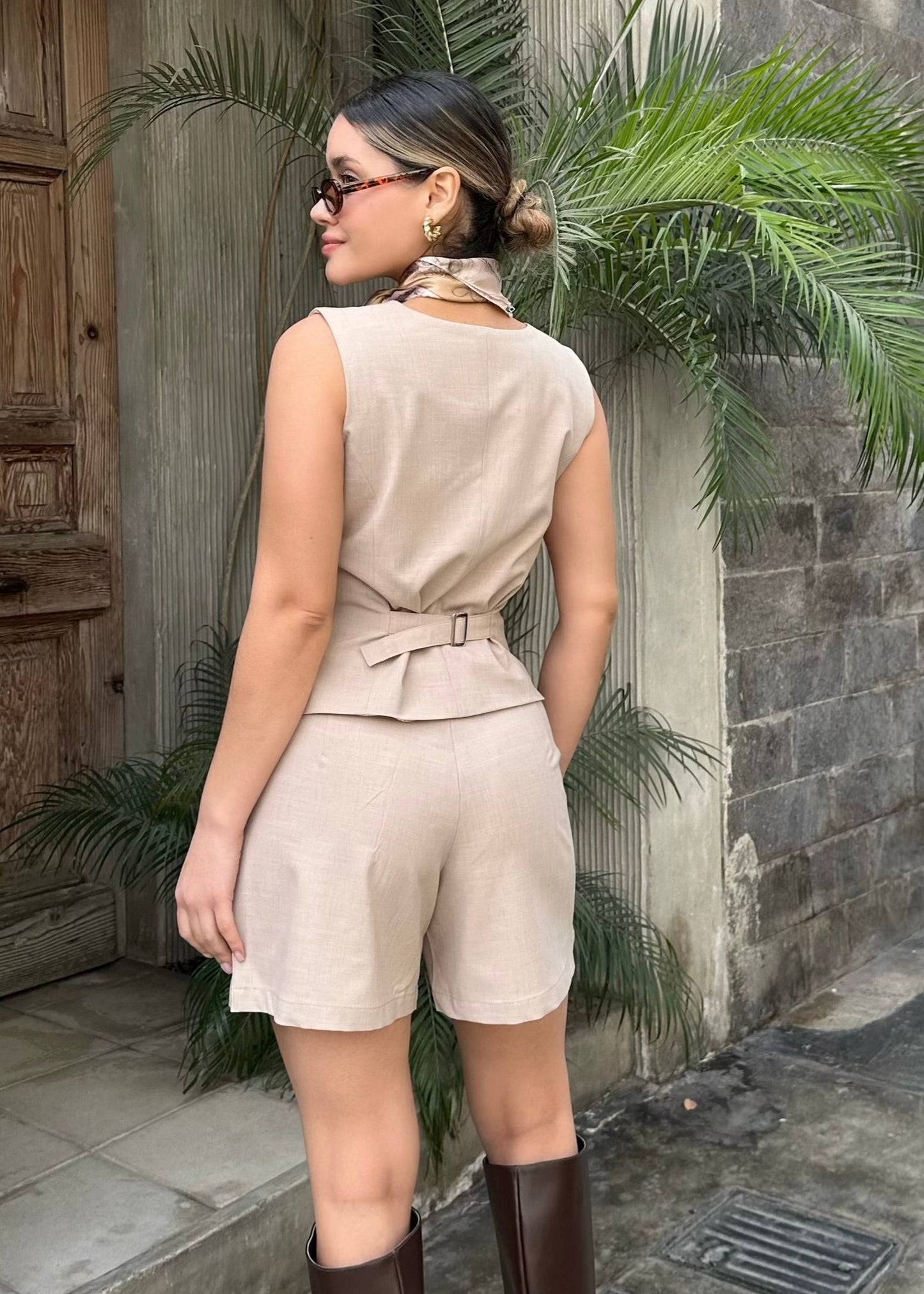 Short Santorini - Beige