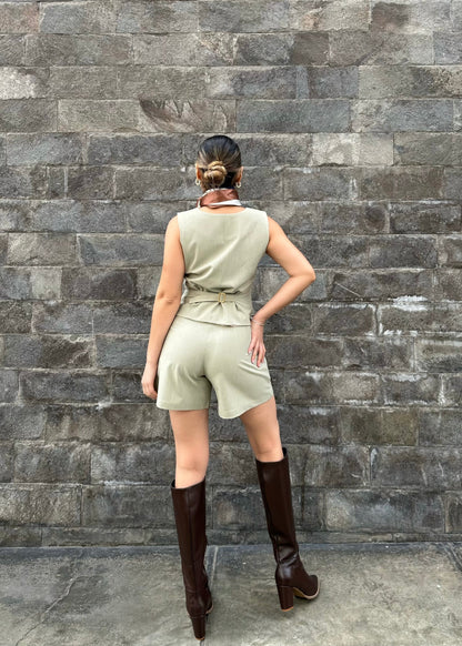 Chaleco Santorini Verde Olivo