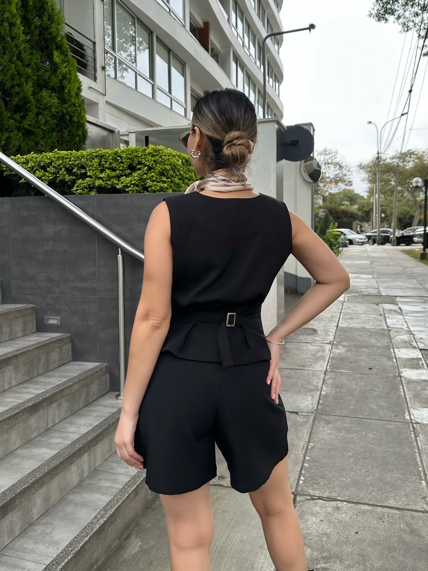 Short Santorini - Negro