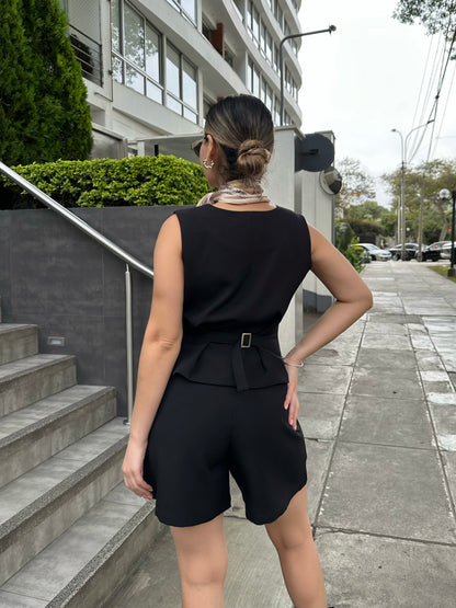 Short Santorini - Negro