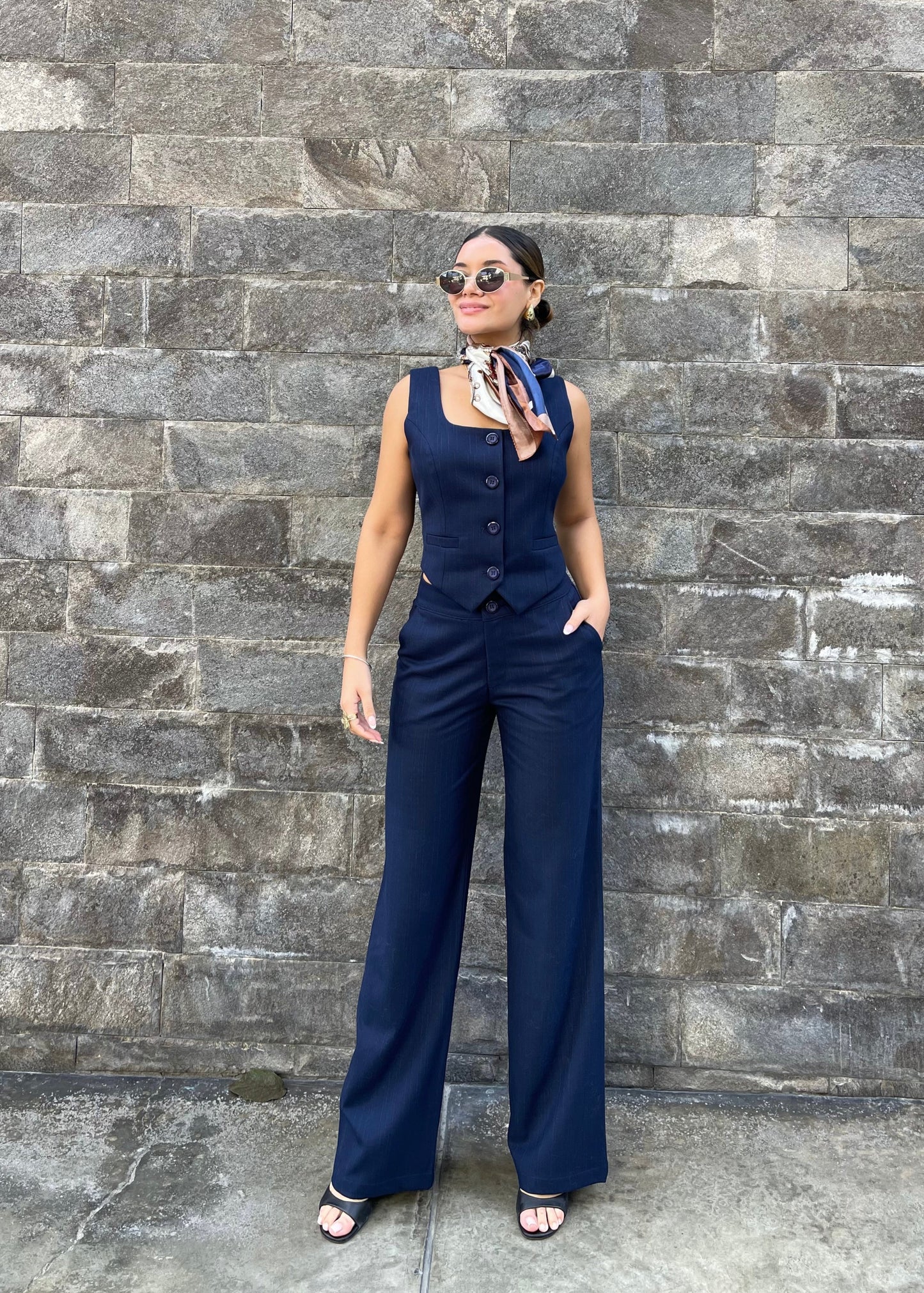 Firenze Pants Azul Navi